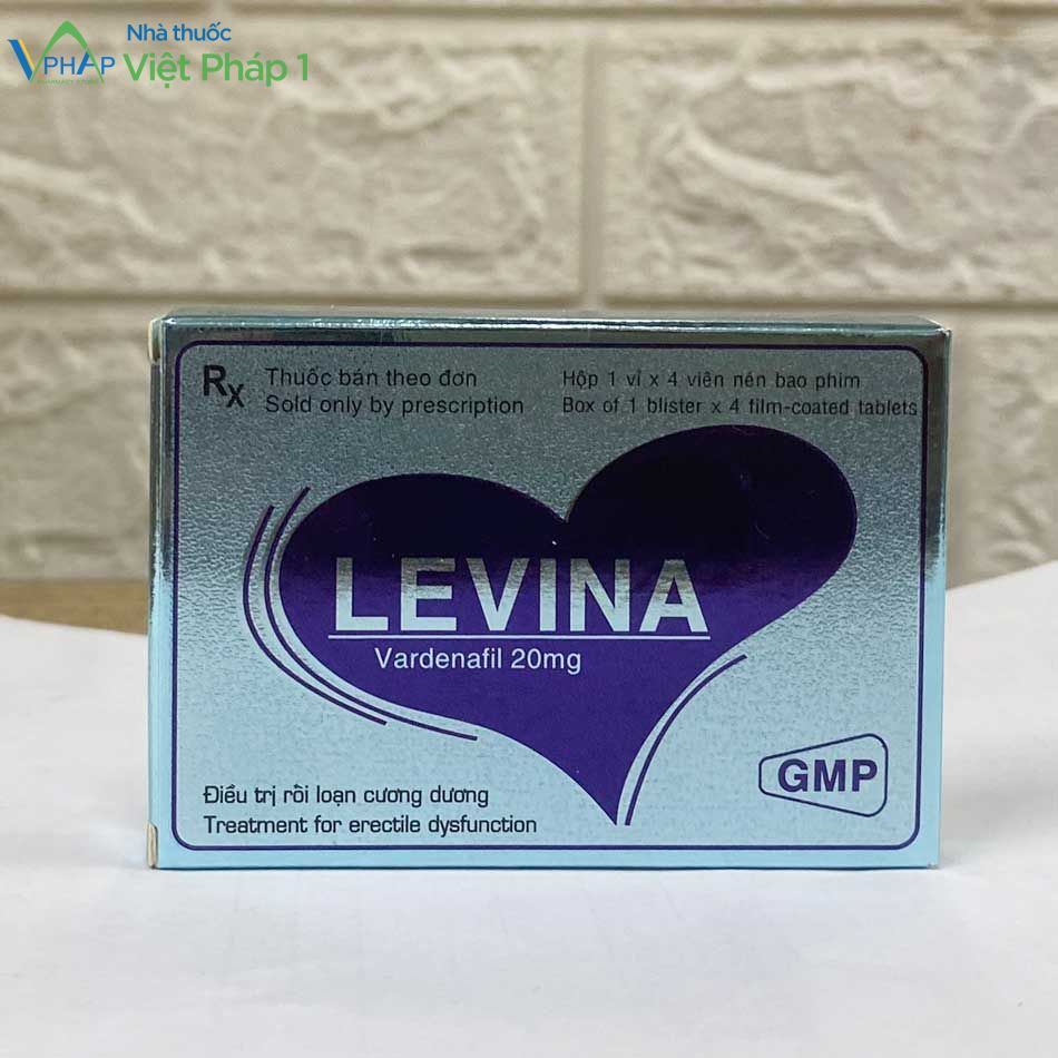 Hộp thuốc trị rối loạn cương dương Levina