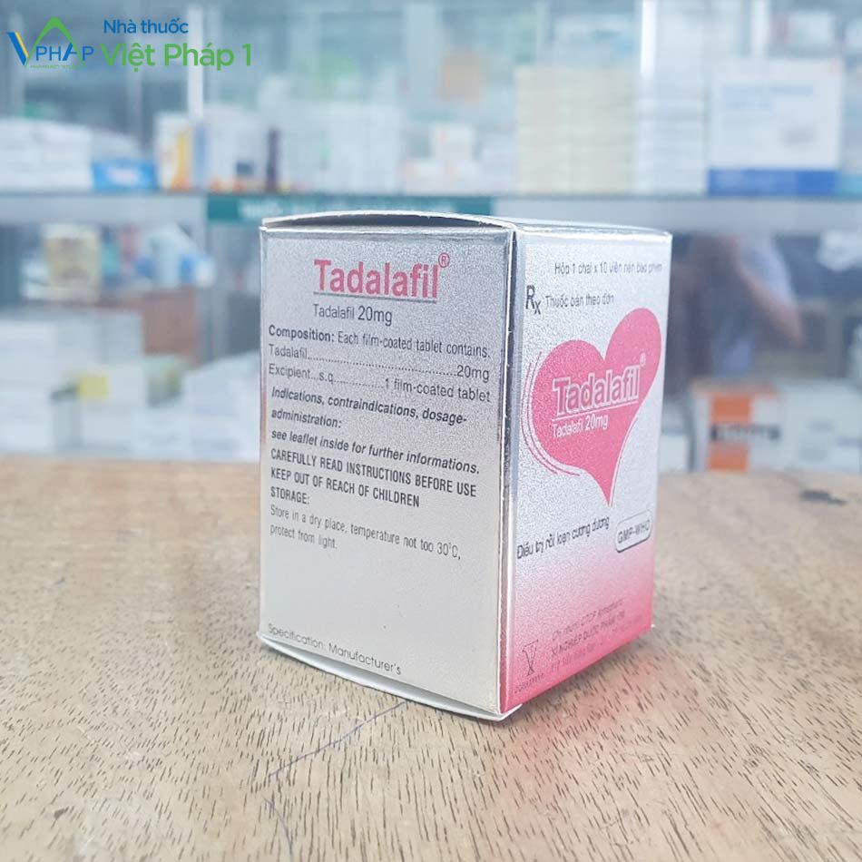 Thành phần thuốc Tadalafil 20mg