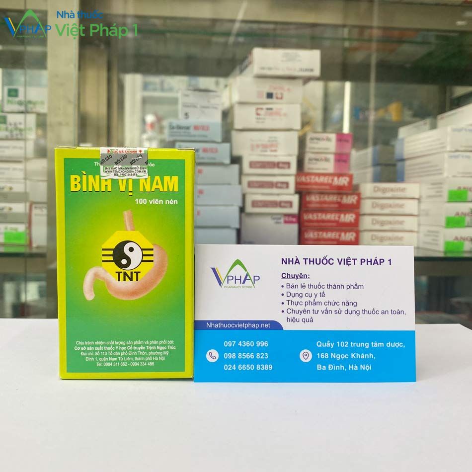 Dạ dày Bình Vị Nam được bán tại Nhà thuốc Việt Pháp 1