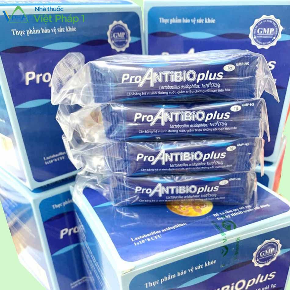 Gói và hộp sản phẩm Pro Antibio Plus