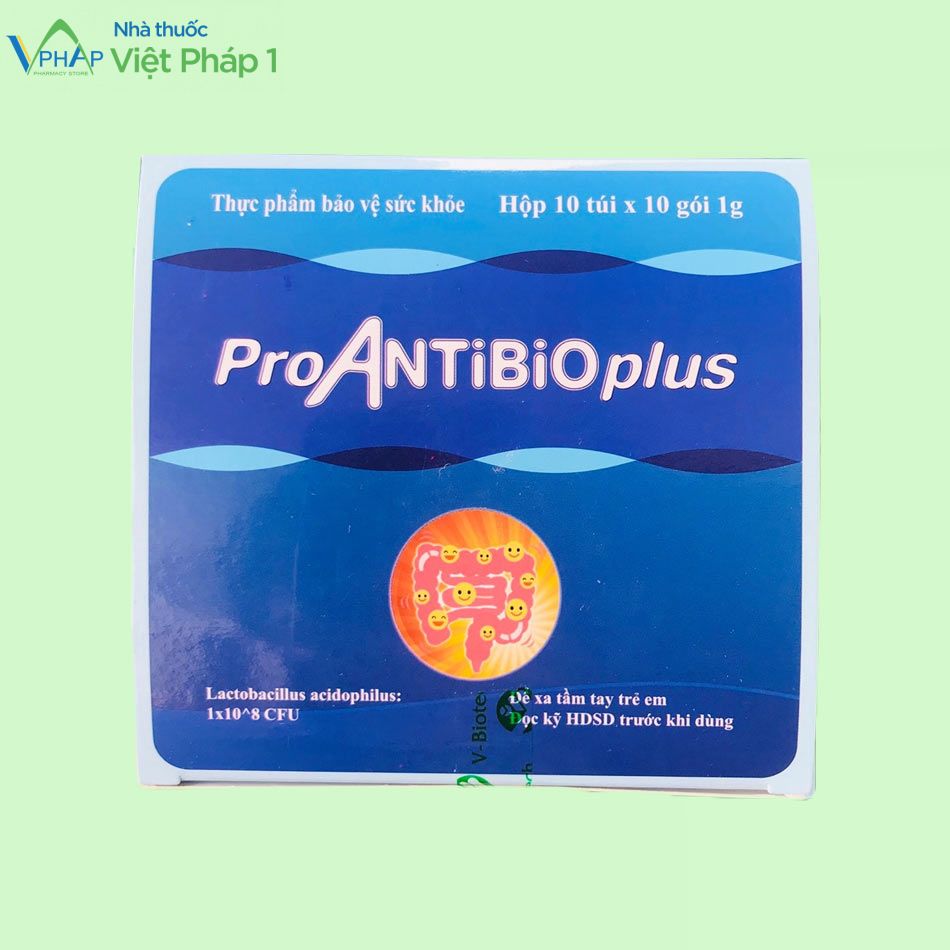 Hình ảnh: Hộp sản phẩm Pro Antibio Plus