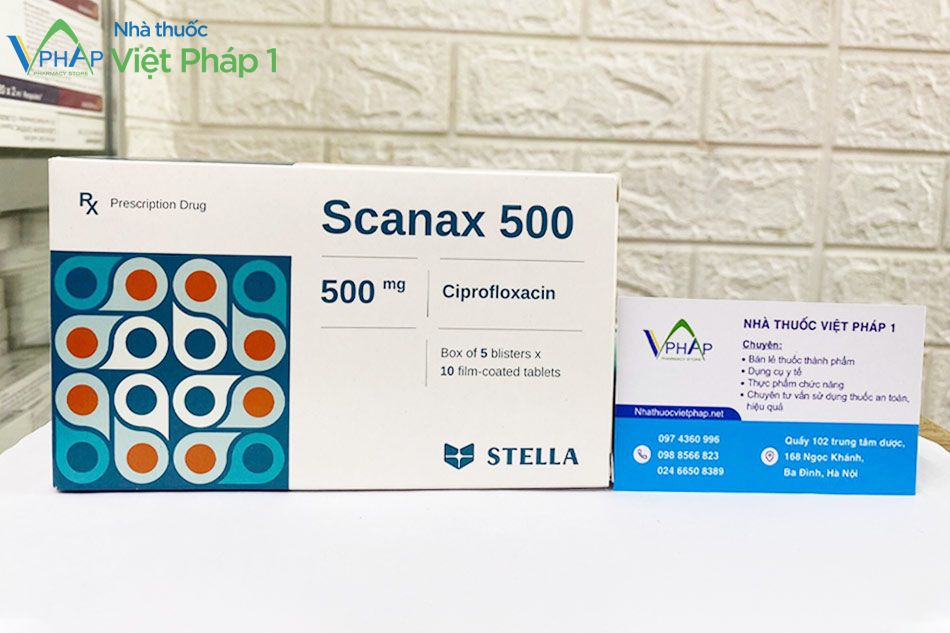 Thuốc Scanax 500 được phân phối chính hãng tại Nhà Thuốc Việt Pháp 1