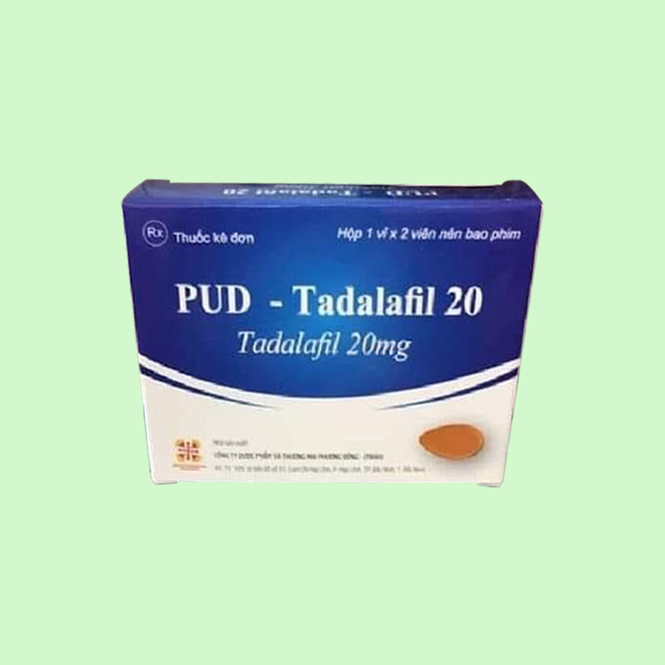 Hộp thuốc PUD-Tadalafil 20