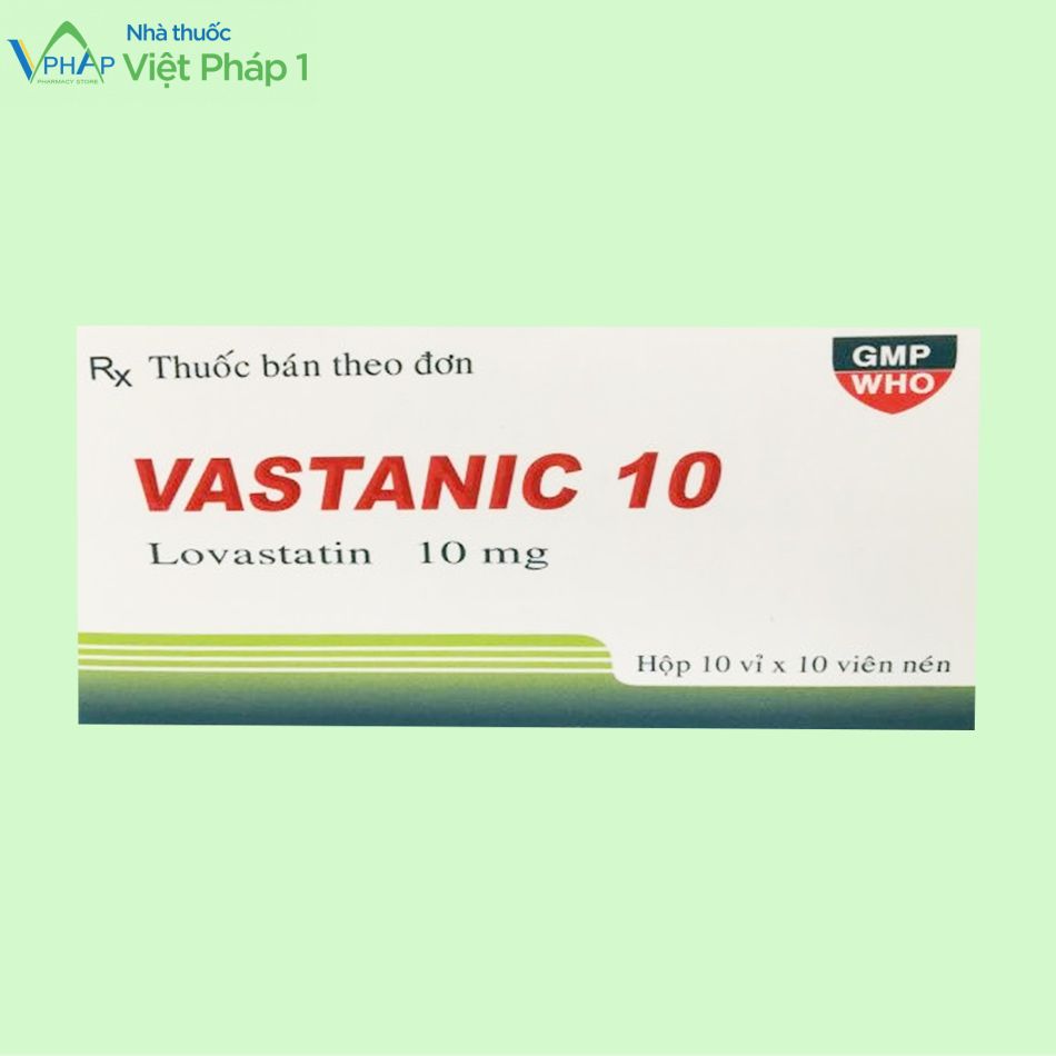 Hình ảnh hộp thuốc Vastanic 10