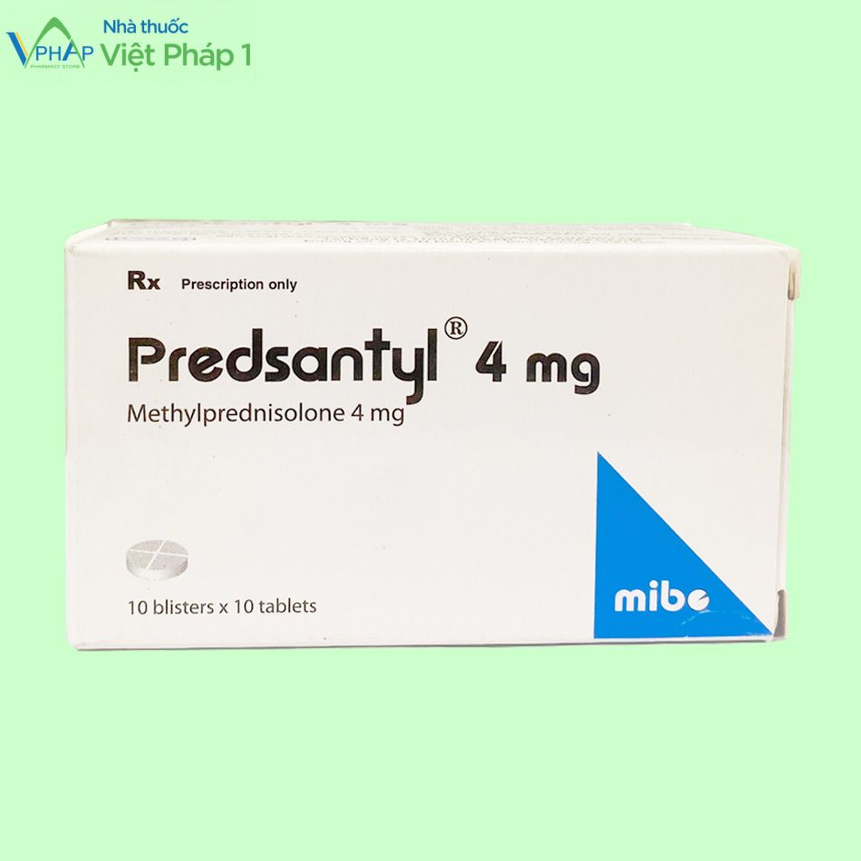 Hình ảnh hộp thuốc Predsantyl 4mg