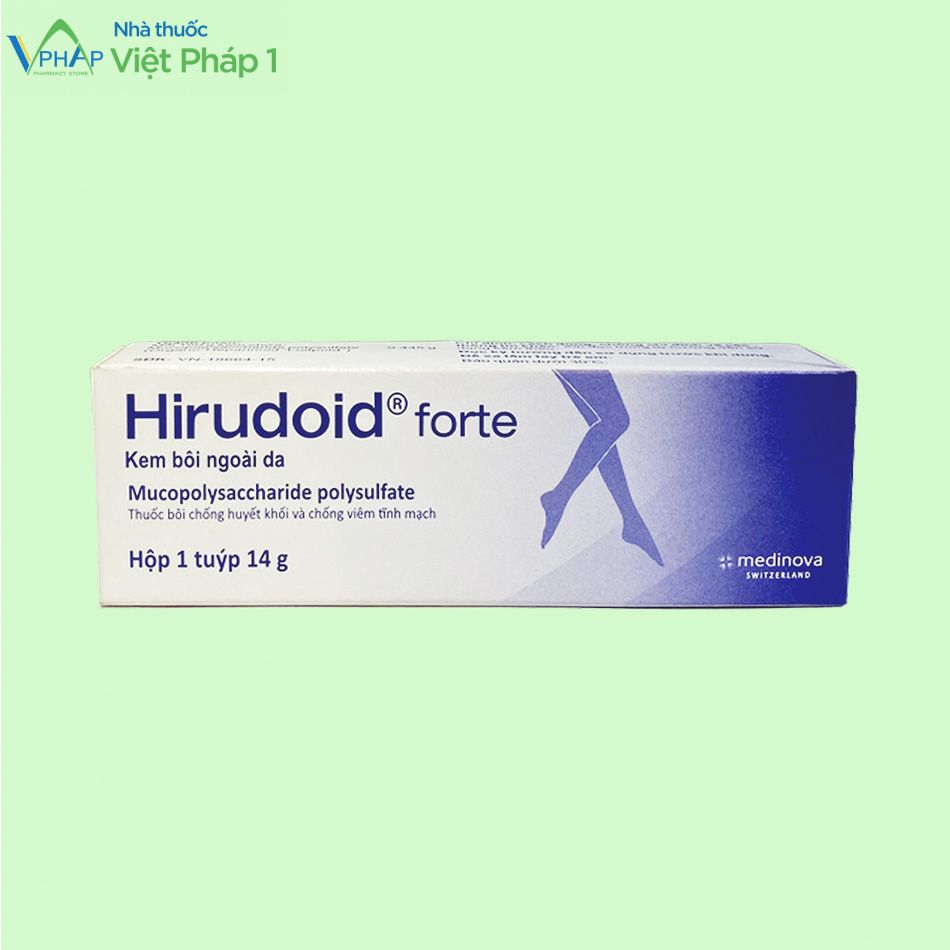 Thuốc Hirudoid forte 14g
