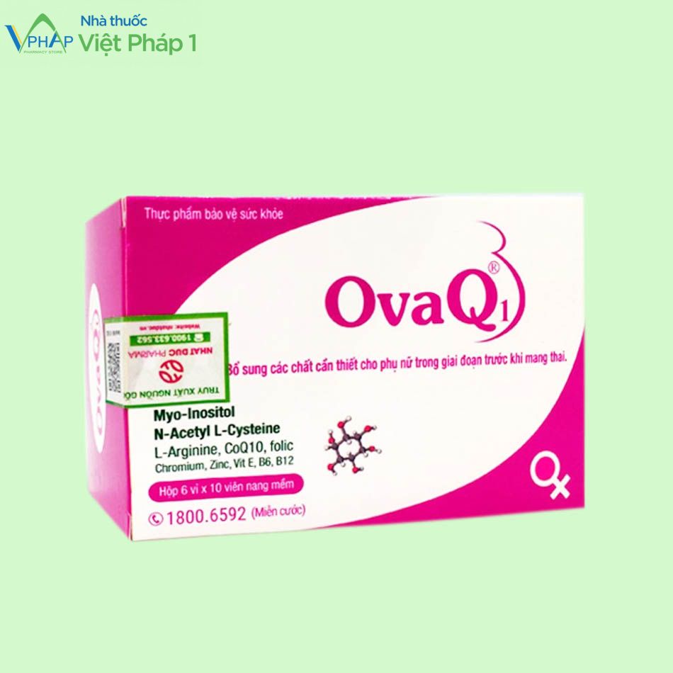 Hình ảnh: Hộp sản phẩm bổ trứng OvaQ1
