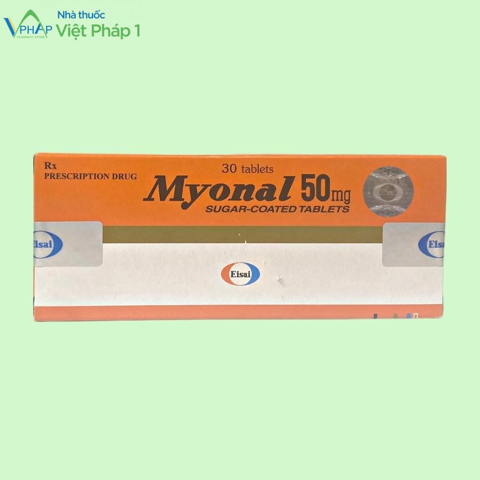 Hộp thuốc Myonal 50mg