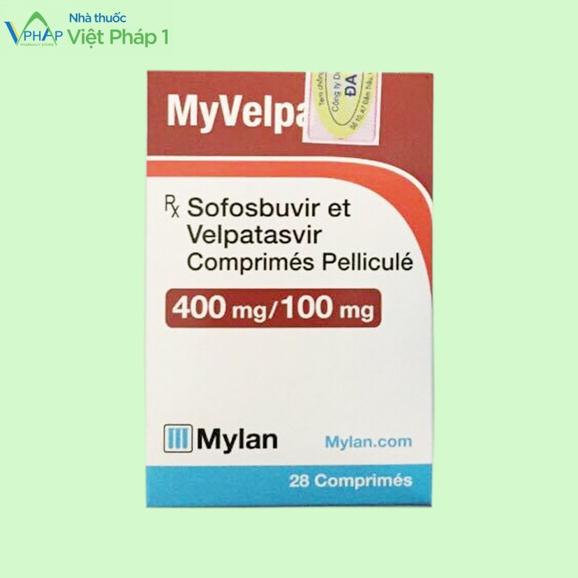 Vỏ hộp thuốc MyVelpa