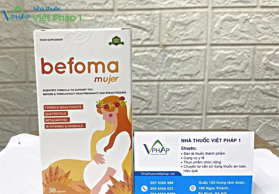 Mua sản phẩm Befoma tại Nhà thuốc Việt Pháp 1