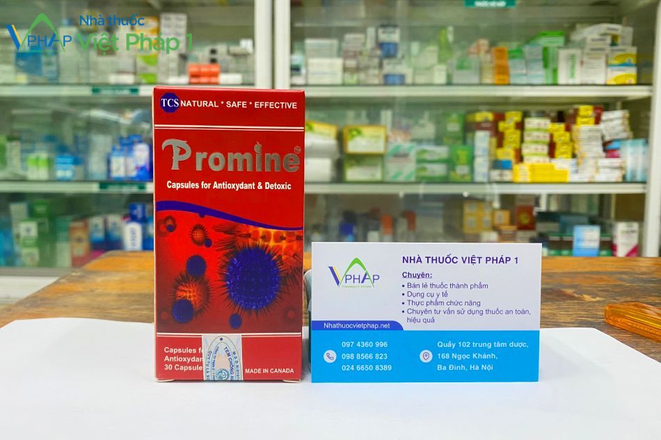 Promine bán tại nhà thuốc Việt Pháp 1