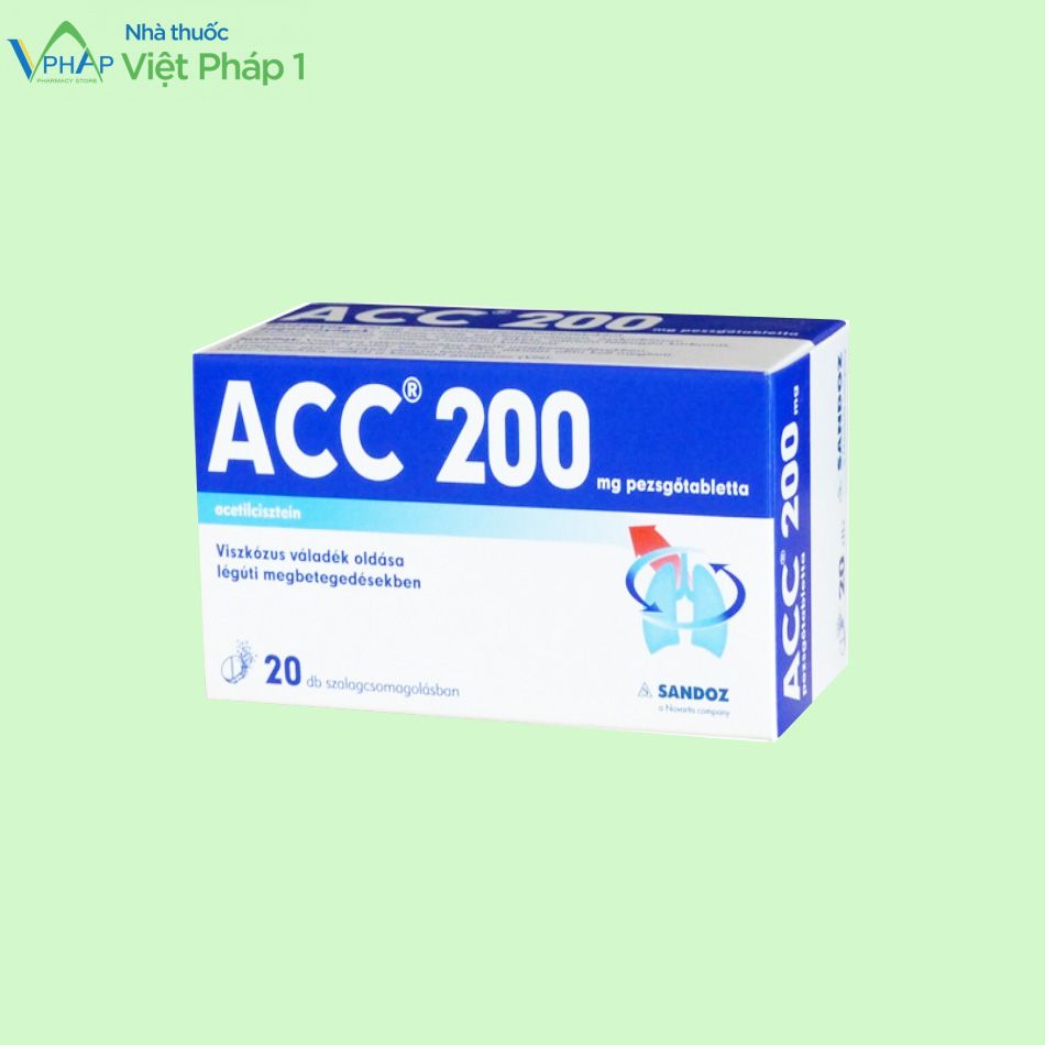 Thuốc tiêu nhầy Acc 200