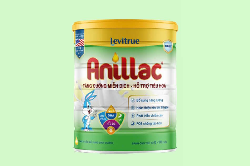 Hình ảnh: Hộp sản phẩm sữa dinh dưỡng Anillac