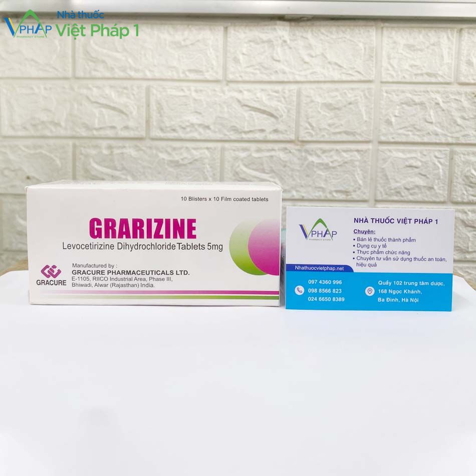 Mua Grarizine 5mg tại Nhà thuốc Việt Pháp 1 
