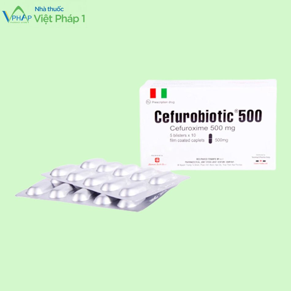 Mua hộp thuốc Cefurobiotic 500 tại Nhà thuốc Việt Pháp 1