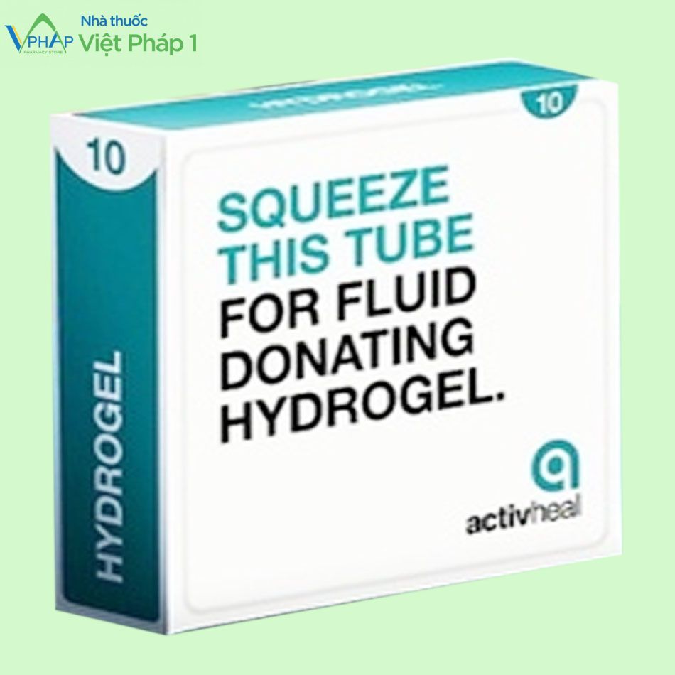 Hộp sản phẩm gel Activheal Hydrogel