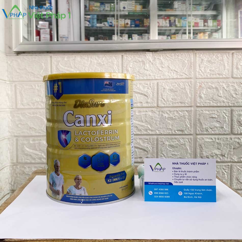 Mua sữa DiaSure Canxi chính hãng tại Nhà Thuốc Việt Pháp 1
