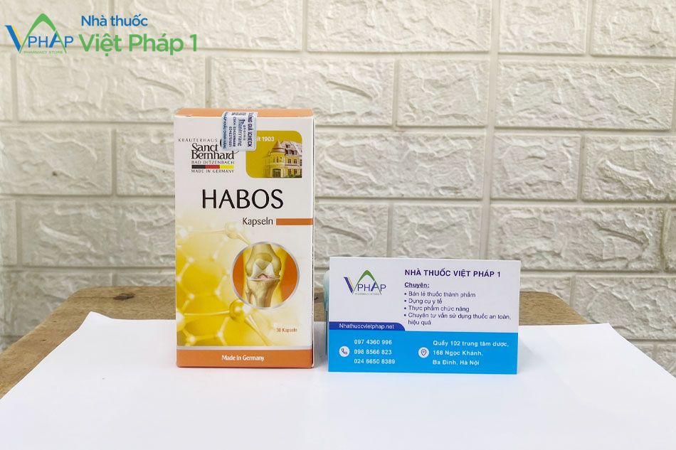 Sản phẩm HABOS Kapseln được phân phối chính hãng tại Nhà Thuốc Việt Pháp 1