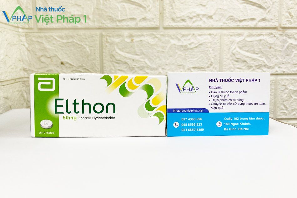 Thuốc Elthon 50mg được phân phối chính hãng tại Nhà Thuốc Việt Pháp 1