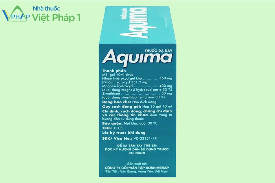 Thành phần thuốc Aquima 10ml