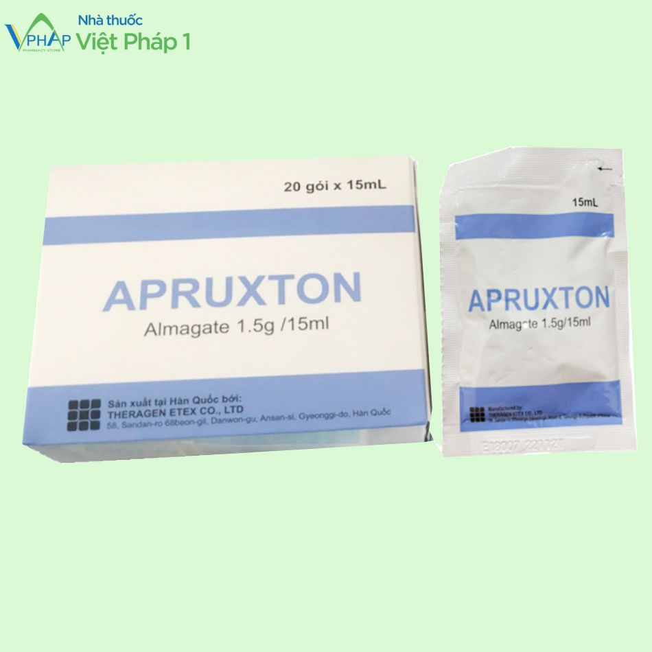 Hình ảnh hộp thuốc và gói thuốc Apruxton