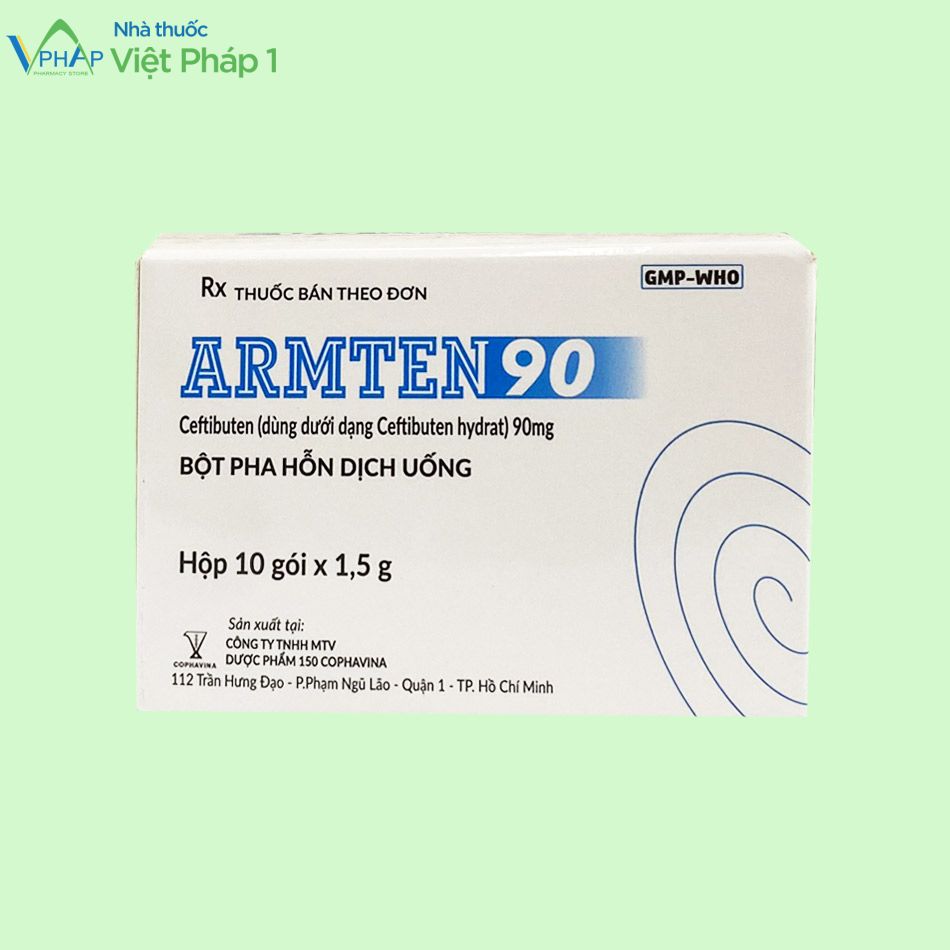 Thuốc kháng sinh Armten 90