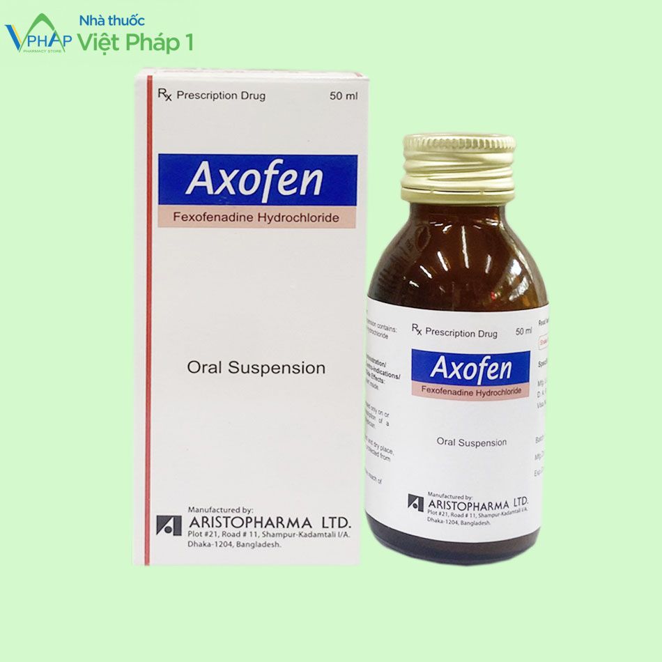Hình ảnh: Hộp và lọ thuốc Axofen 50ml