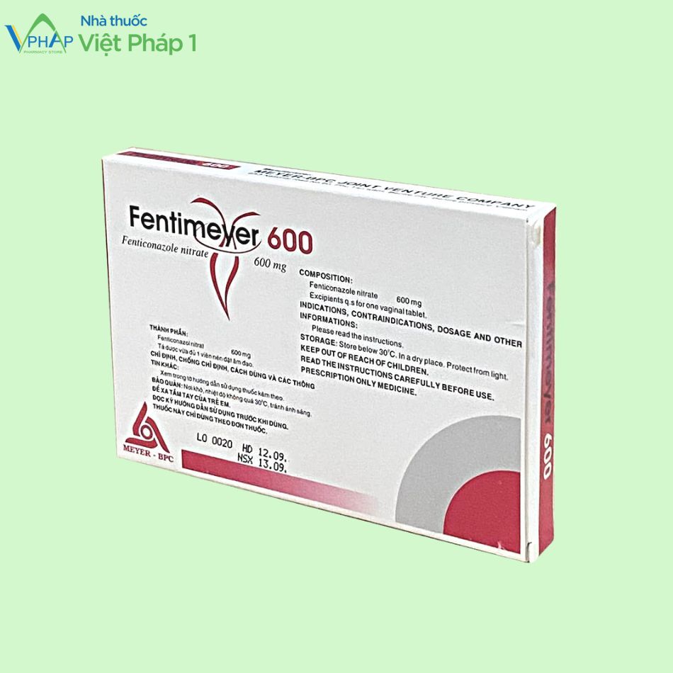 Một số thông tin về thuốc Fentimeyer 600