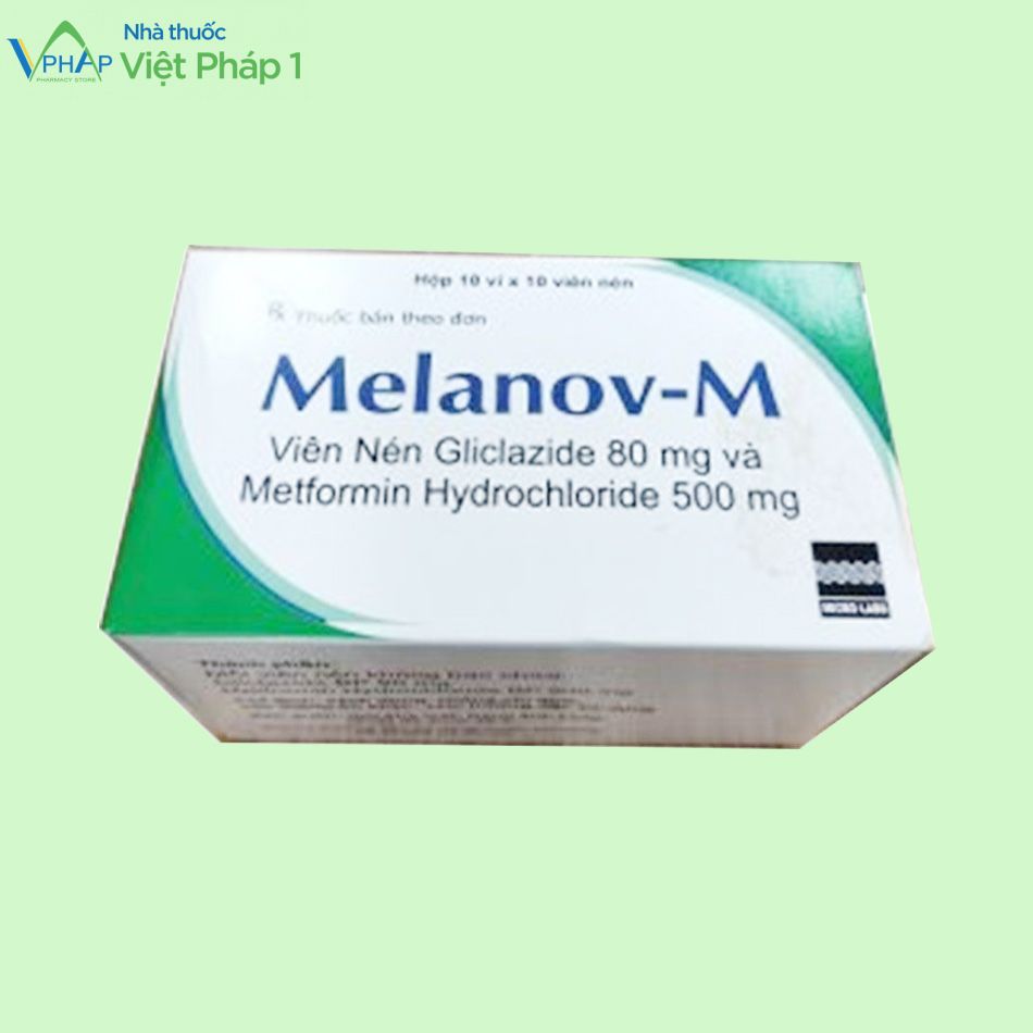 Thuốc điều trị đái tháo đường type 2 Melanov-M