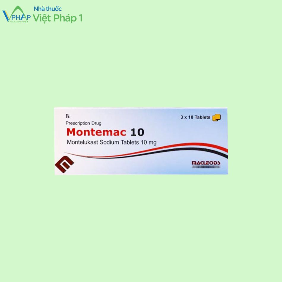 Thuốc điều trị hen suyễn Montemac 10