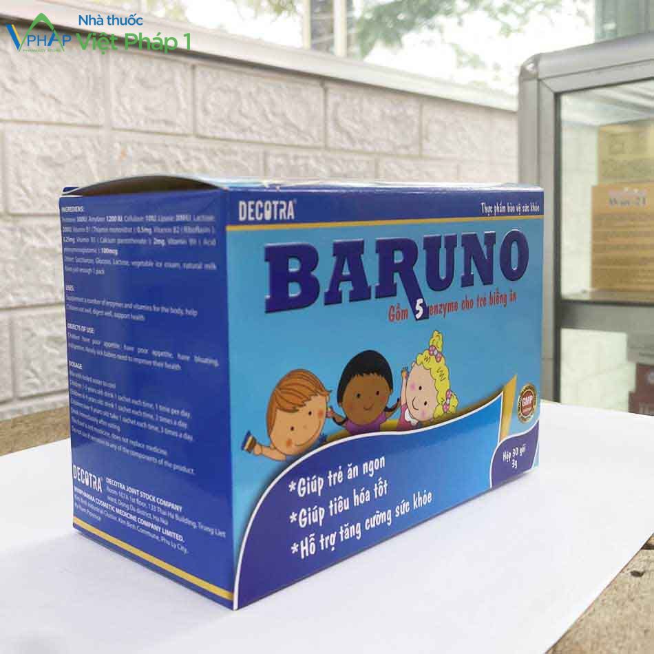 Hình ảnh: sản phẩm Baruno nhìn từ trái sang