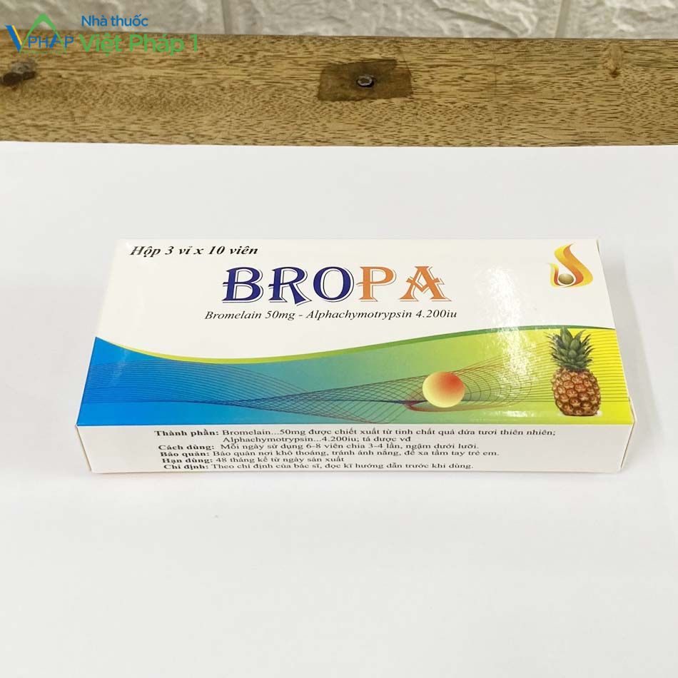 Sản phẩm Bropa ngăn ngừa tổn thương viêm
