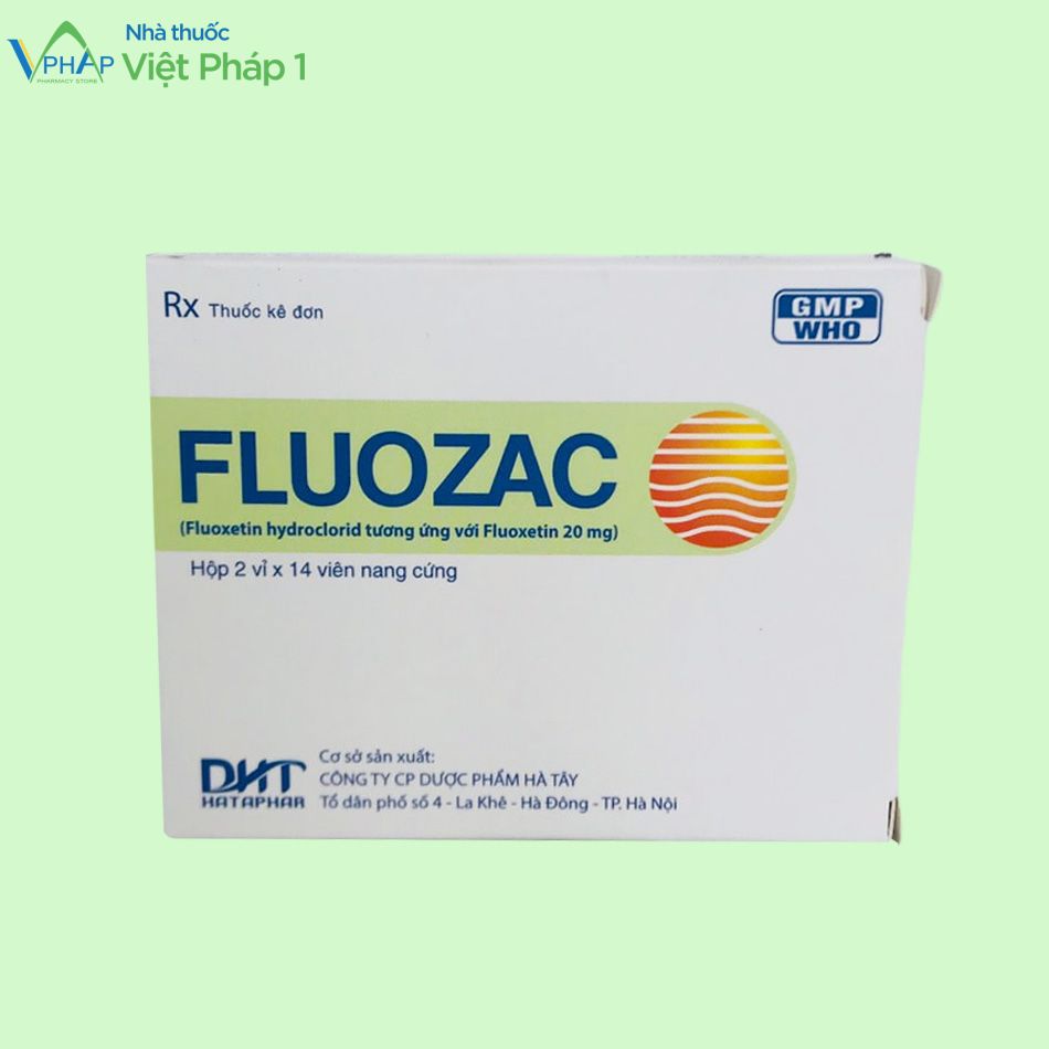 Hộp thuốc 28 viên Fluozac 20mg