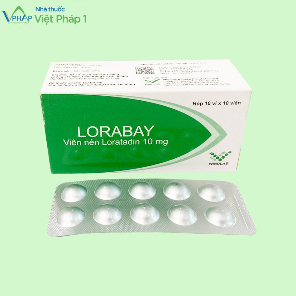 Hình ảnh của thuốc Lorabay 10mg
