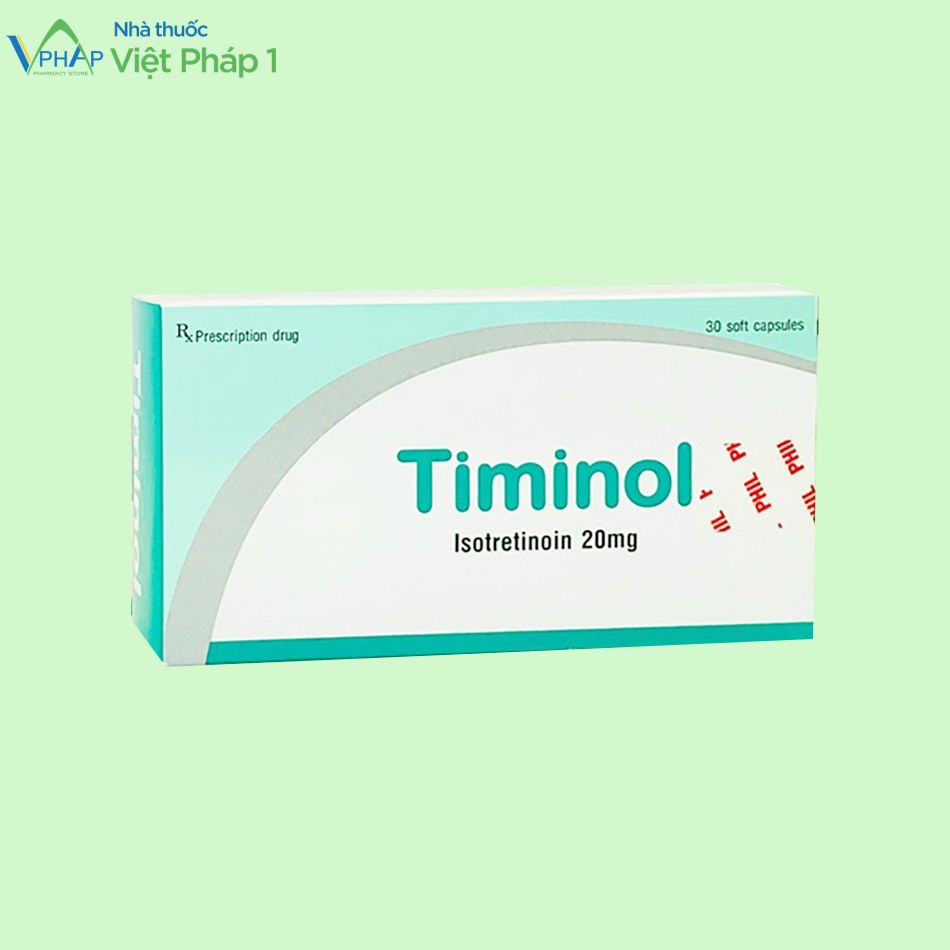 Hình ảnh của thuốc Timinol 20mg