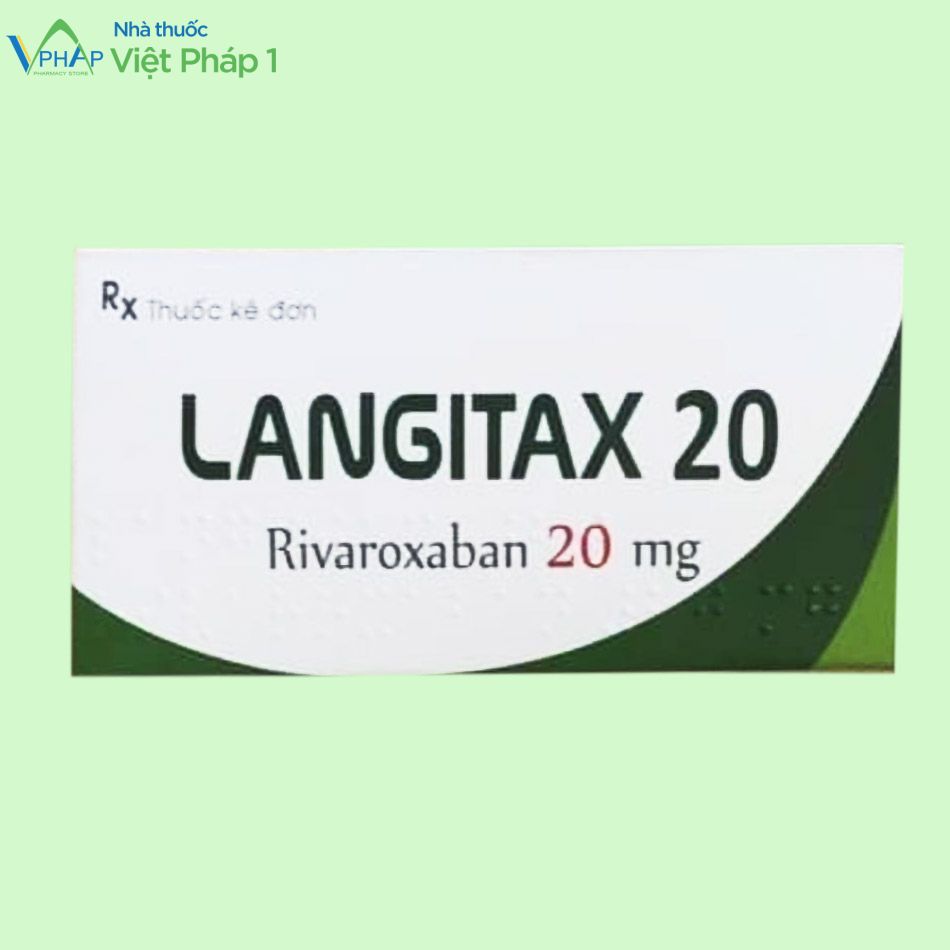 Hình ảnh hộp thuốc Langitax 20mg