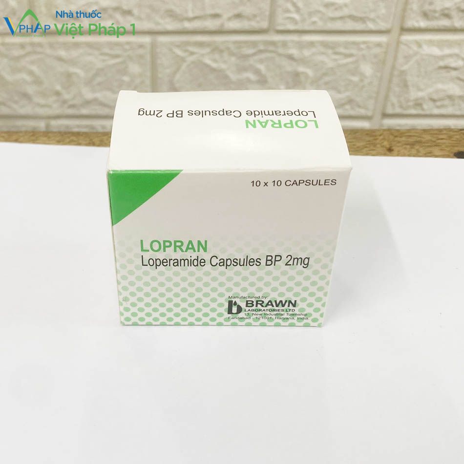 Hình ảnh mặt trước hộp thuốc Lopran