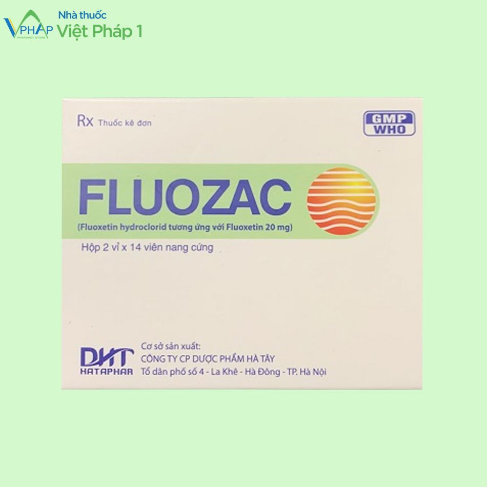 Hình ảnh: Hộp thuốc Fluozac 20mg