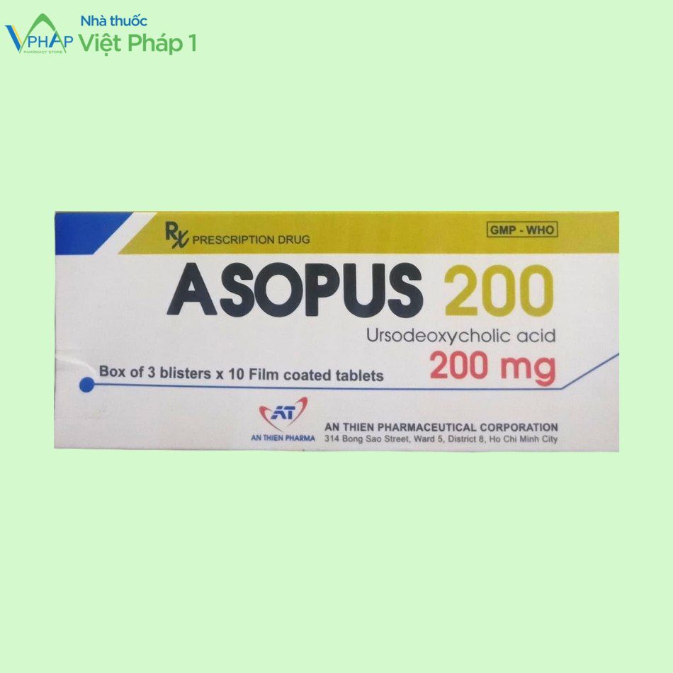 Hộp thuốc Asopus 200mg