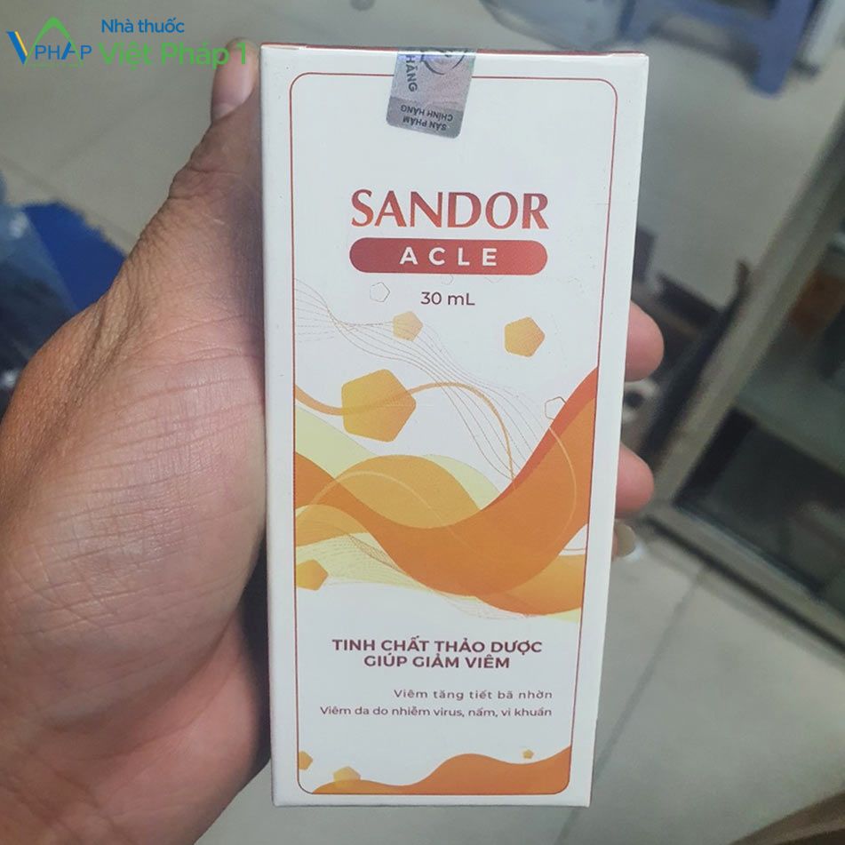 Hình ảnh: Hộp sản phẩm tinh chất Sandor Acle