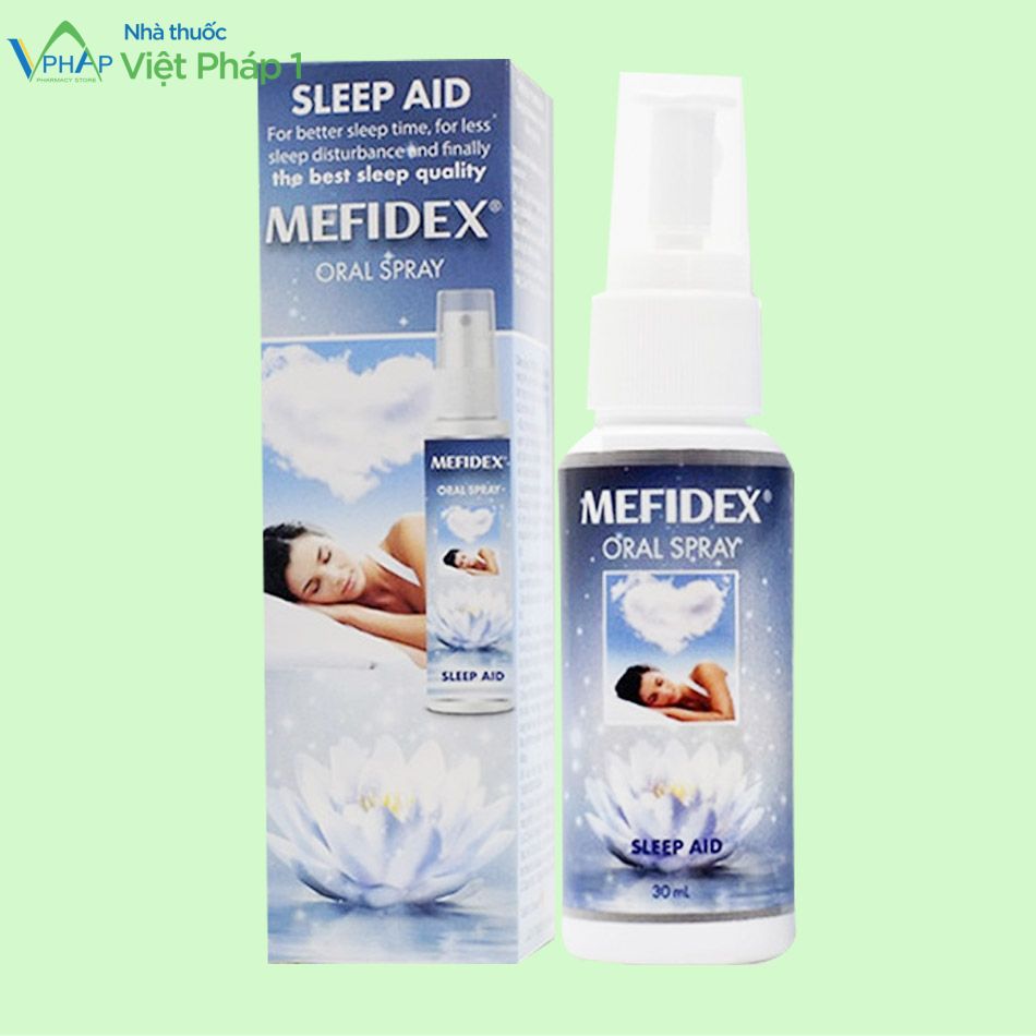 Hộp và lọ sản phẩm Mefidex Oral Spray