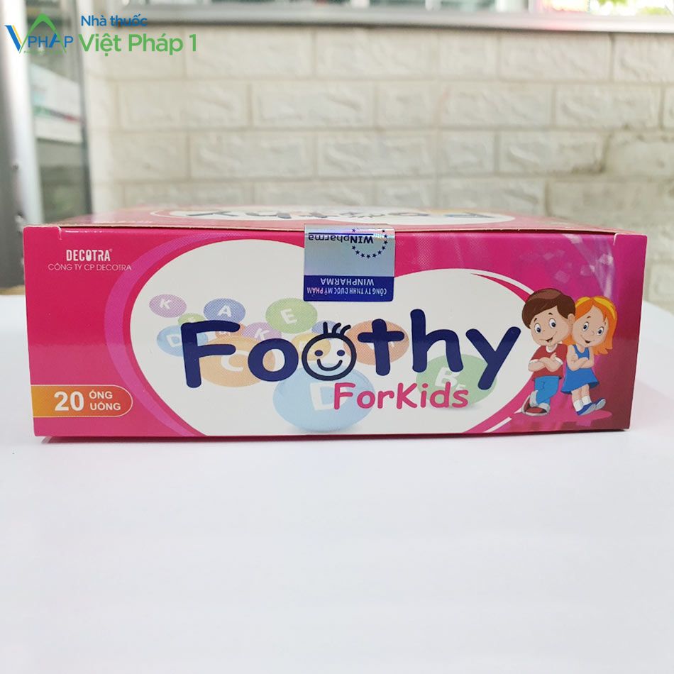 Nắp hộp sản phẩm Foothy ForKids