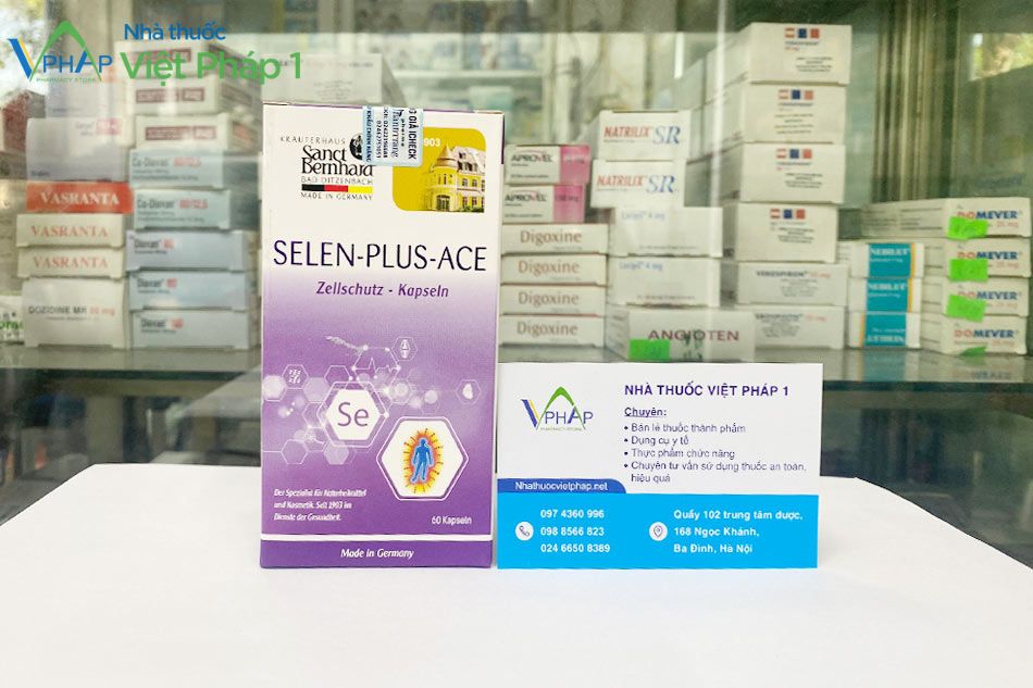 Sản phẩm Selen Plus ACE được phân phối chính hãng tại Nhà Thuốc Việt Pháp 1