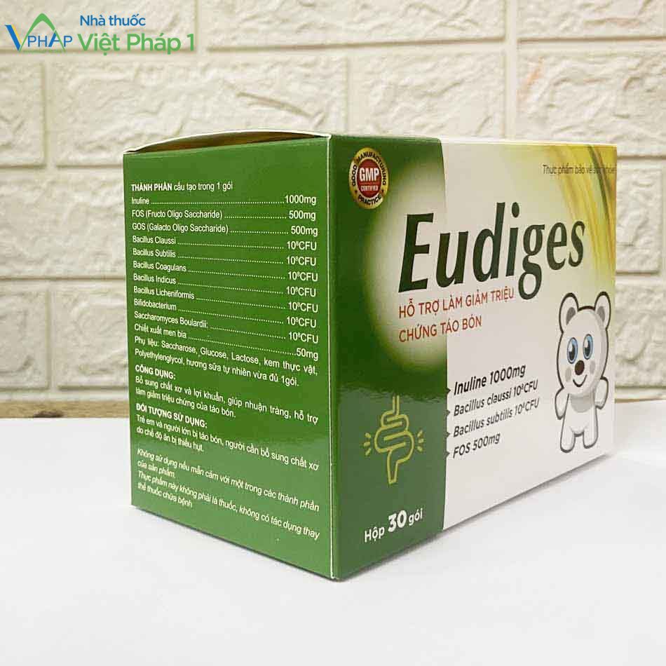 Thành phần của sản phẩm Eudiges