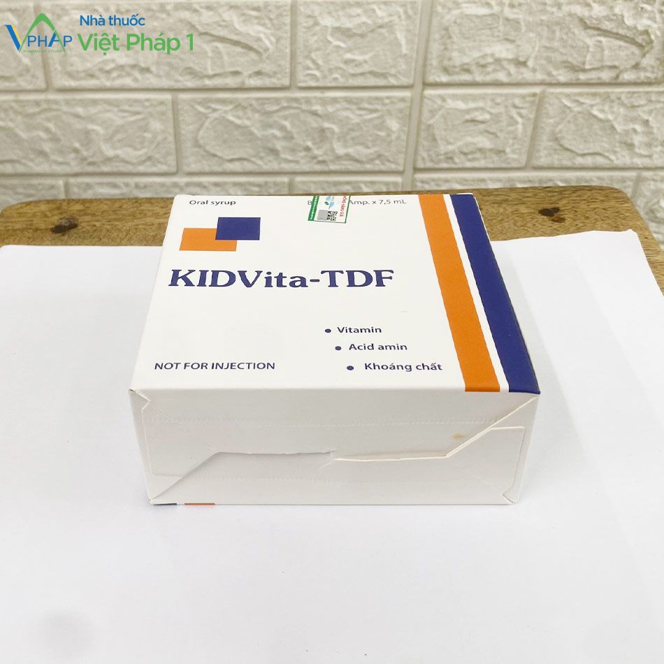 Thuốc bổ sung vitamin KIDVita-TDF được chụp tại Nhà Thuốc Việt Pháp 1