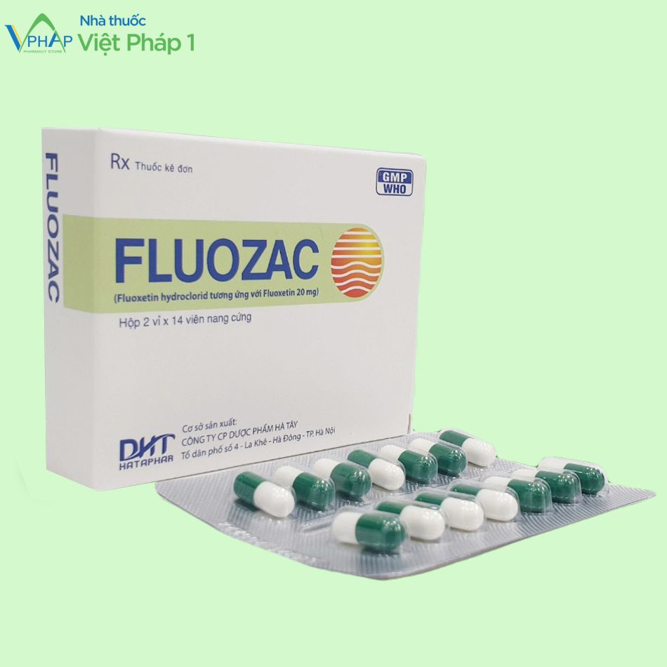 Hộp thuốc 28 viên Fluozac 20mg