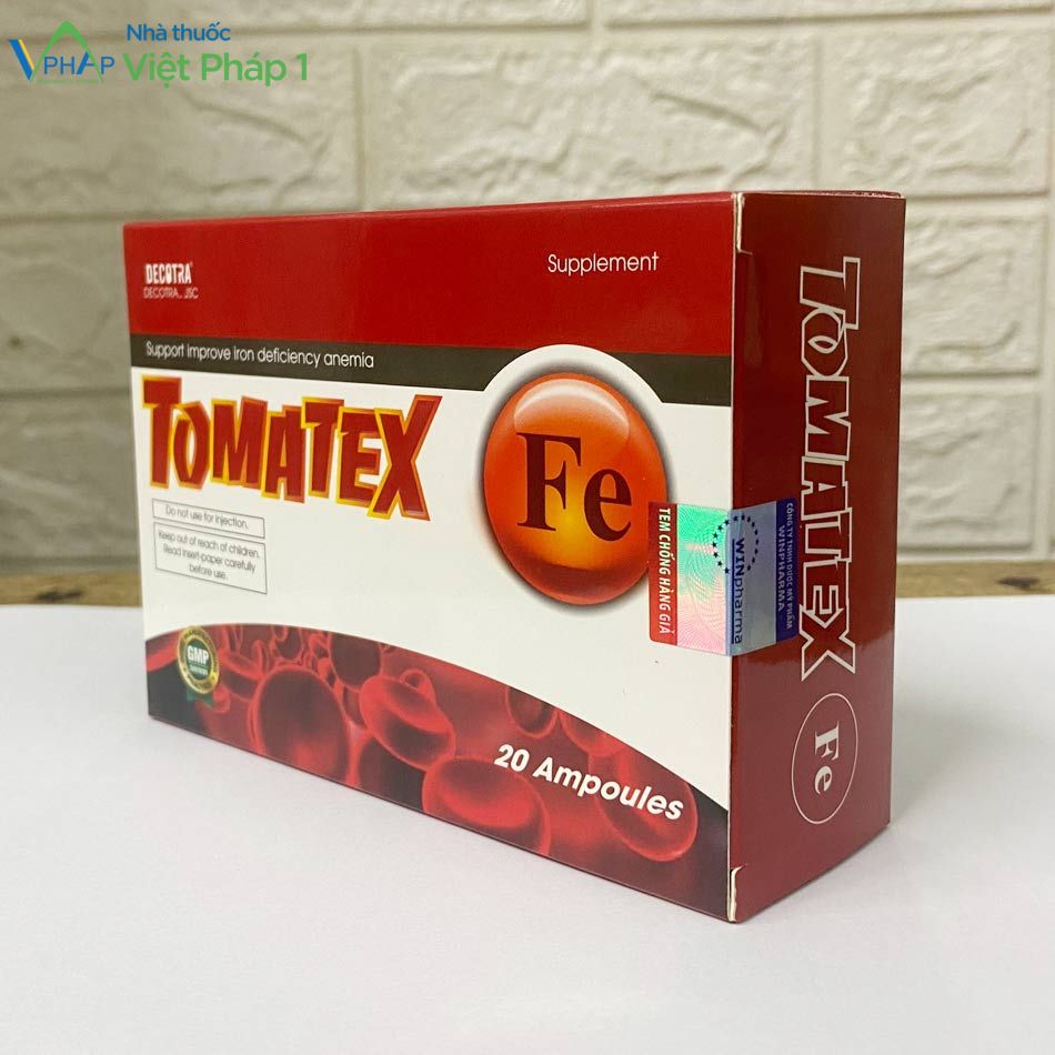 Hình ảnh: Hộp sản phẩm 20 ống uống Tomatex