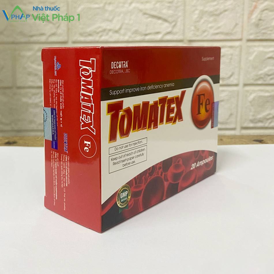 Hình ảnh: Hộp sản phẩm 20 ống uống Tomatex