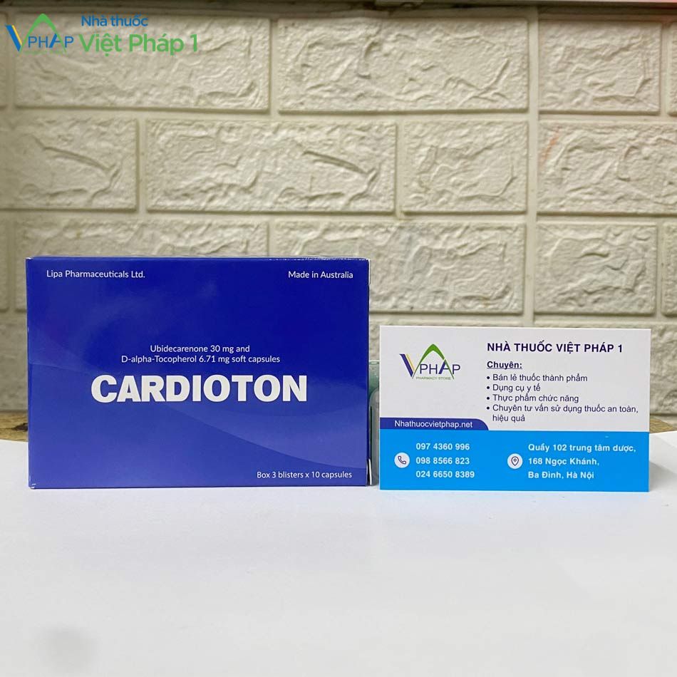 Thuốc Cardioton được bán tại Nhà thuốc Việt Pháp 1