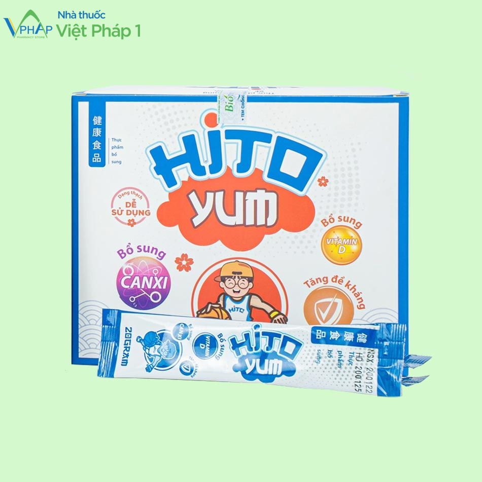 Thach HITO Yum bổ sung canxi và vitamin D3K2 cho trẻ